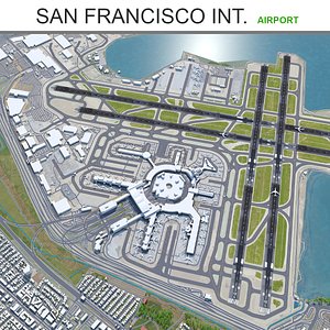 3D San Francisco International Airport