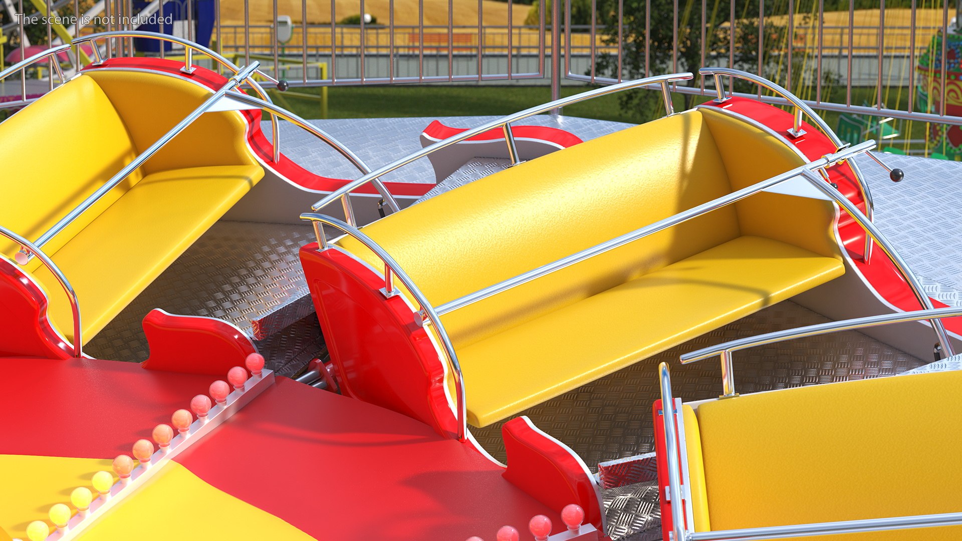 Flat Ride Theme Park Attraction model - TurboSquid 1883194