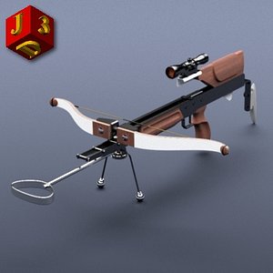 sports crossbow shooting targets 3d model