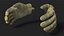 Military Gear Gloves 3D