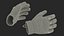 Military Gear Gloves 3D