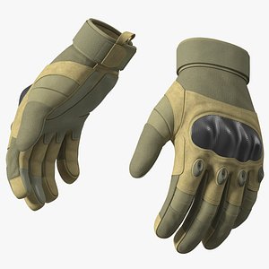 Military Gear Gloves 3D
