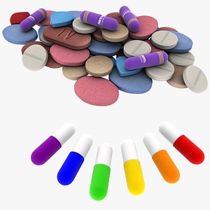3d medical pills
