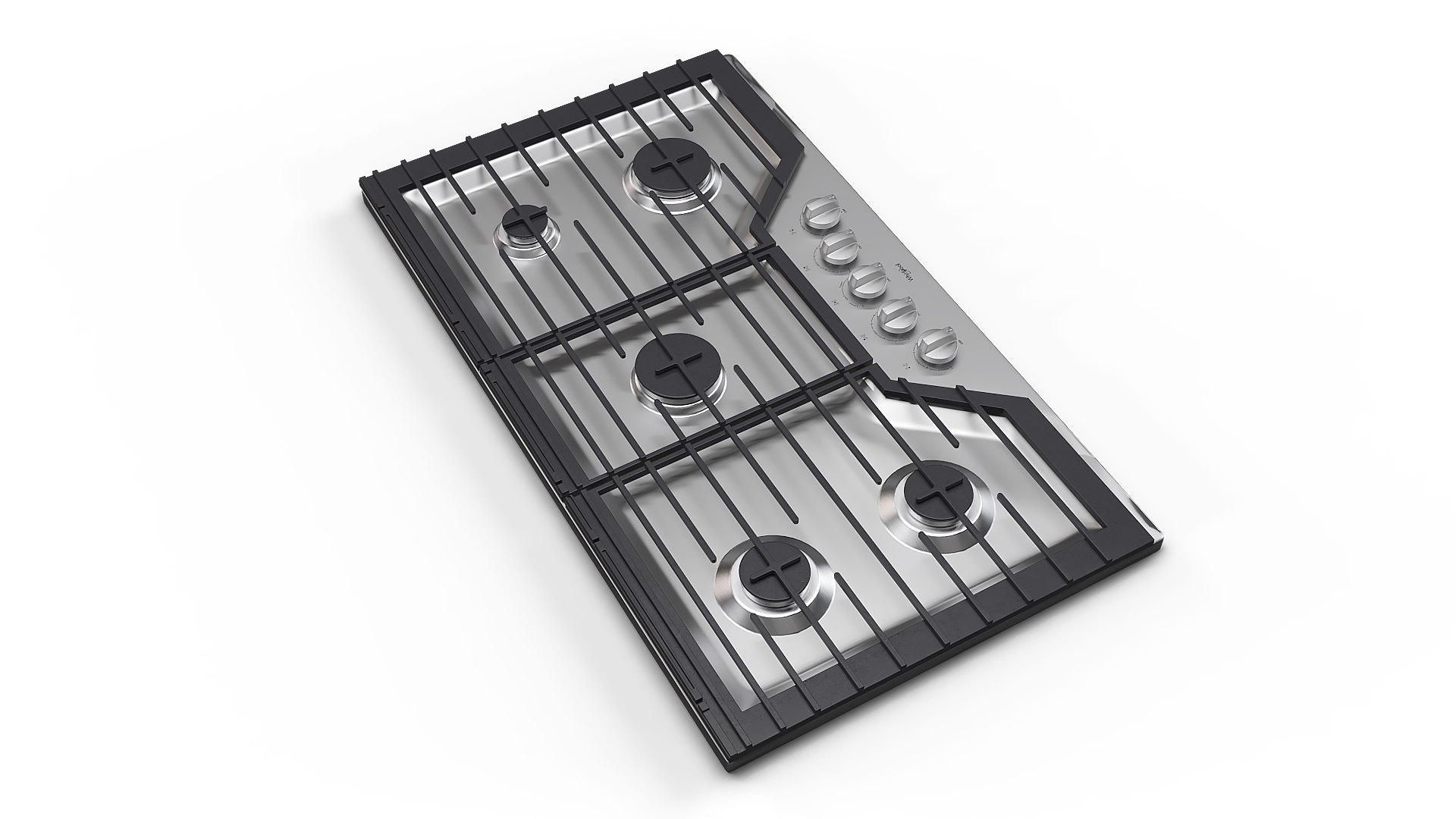 Whirlpool Gas Cooktop WCG55US6HS 3D Model TurboSquid 2229609