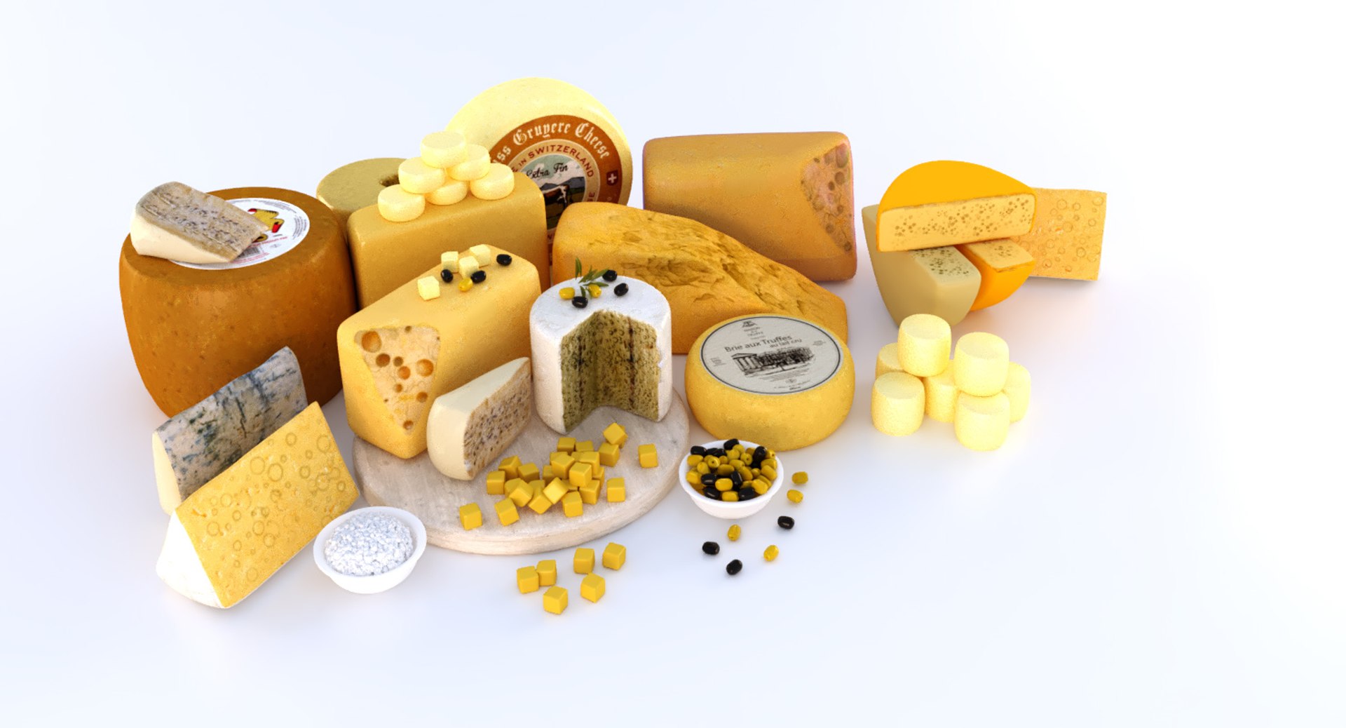 3D cheese platter model https://p.turbosquid.com/ts-thumb/pj/v7YMn9/9E7wrnQS/cheese_6/jpg/1554456431/1920x1080/fit_q87/fefc08a3a0c5a09235f1082b26cb39adc5905039/cheese_6.jpg