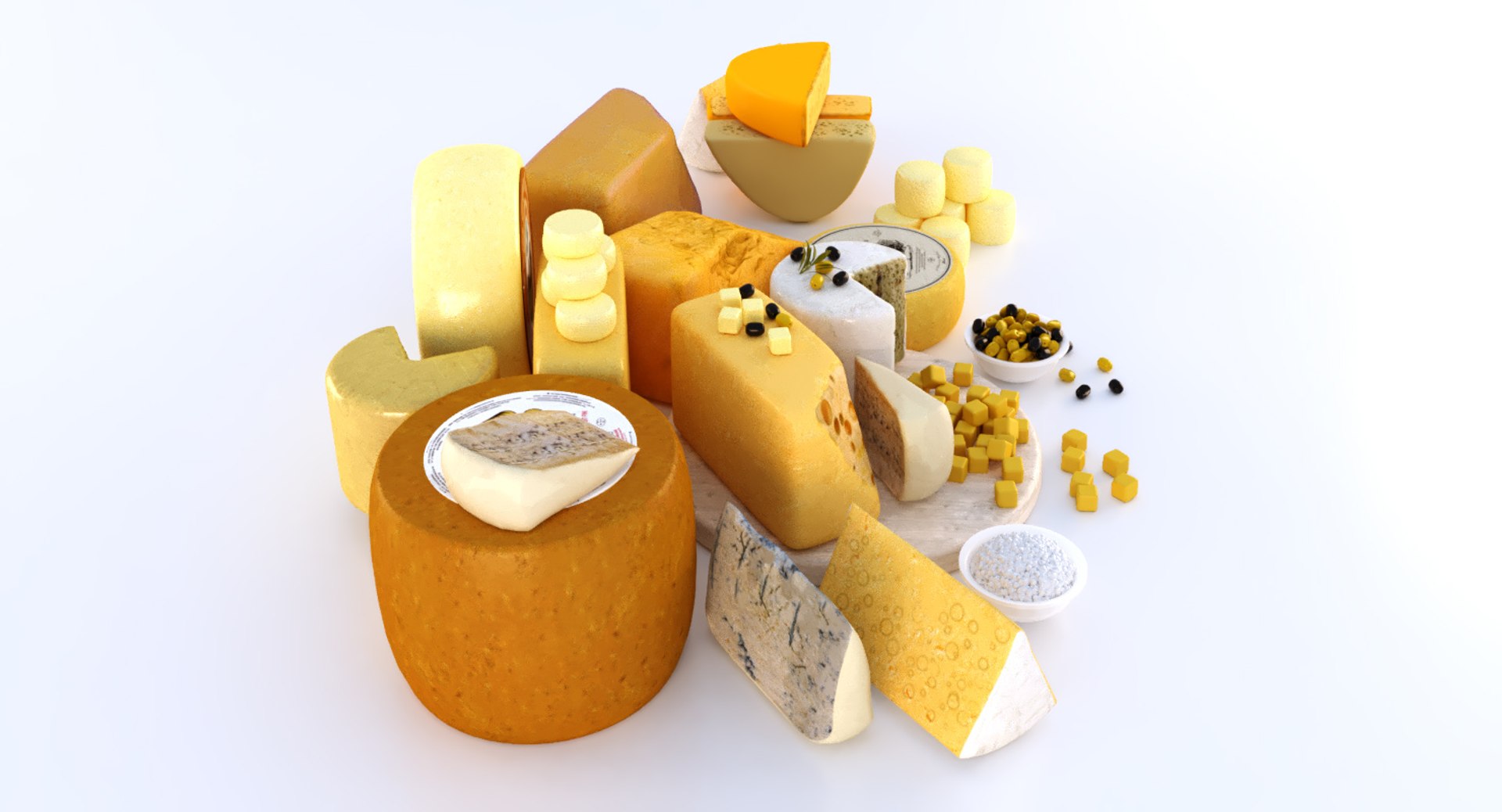 3D cheese platter model https://p.turbosquid.com/ts-thumb/pj/v7YMn9/9FnCzqbO/cheese_7/jpg/1554456431/1920x1080/fit_q87/fc19fee6df56f0070bd36603159420b7bd582c8a/cheese_7.jpg