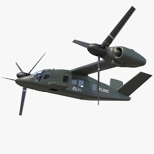 Bell V-280 Valor Tiltrotor Aircraft Rigged