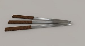knife sharp blade 3D model