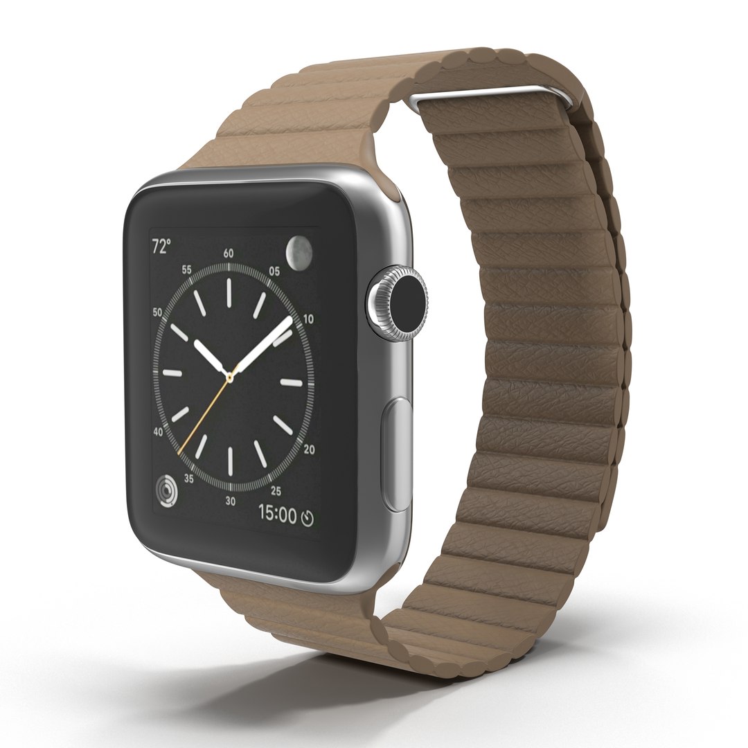 3D Apple Watch Collection 3 model https://p.turbosquid.com/ts-thumb/pk/2GZhIx/HBpZMor2/applewatchbrownleathermagneticclosure3dmodel01/jpg/1789077365/1920x1080/fit_q87/e4c9adc3b3642d0061a2f162555a5901e623de54/applewatchbrownleathermagneticclosure3dmodel01.jpg