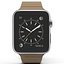 Apple Watch棕色皮革磁性闭合2 3D模型