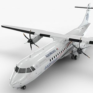 3D ATR 72 AEROMEXICO L1649