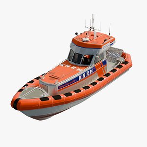 KNRM Rescue boat 3D model
