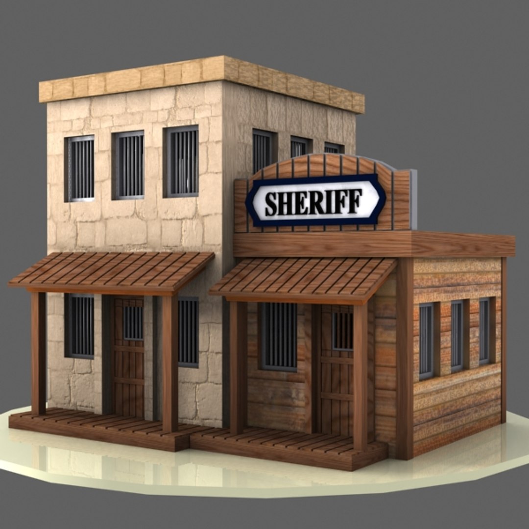 max cartoon western building