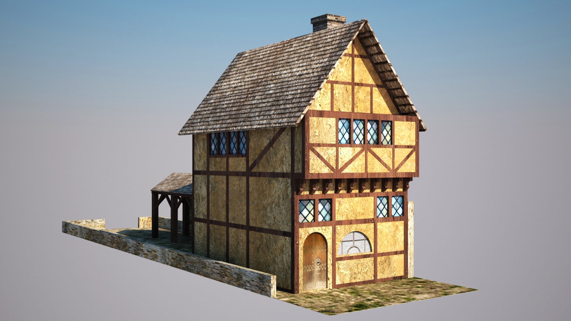 medieval house 3d model