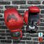 Coleção de boxe 3 em 1 - Luvas de boxe para saco de pancadas e capacete de boxe