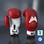 Coleção de boxe 3 em 1 - Luvas de boxe para saco de pancadas e capacete de boxe