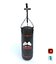 Coleção de boxe 3 em 1 - Luvas de boxe para saco de pancadas e capacete de boxe