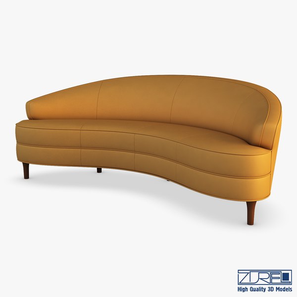 3D BarrymoreSofa Models TurboSquid