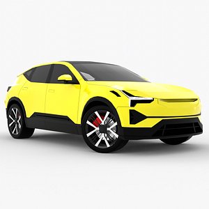Polestar 3 low-poly 3D model