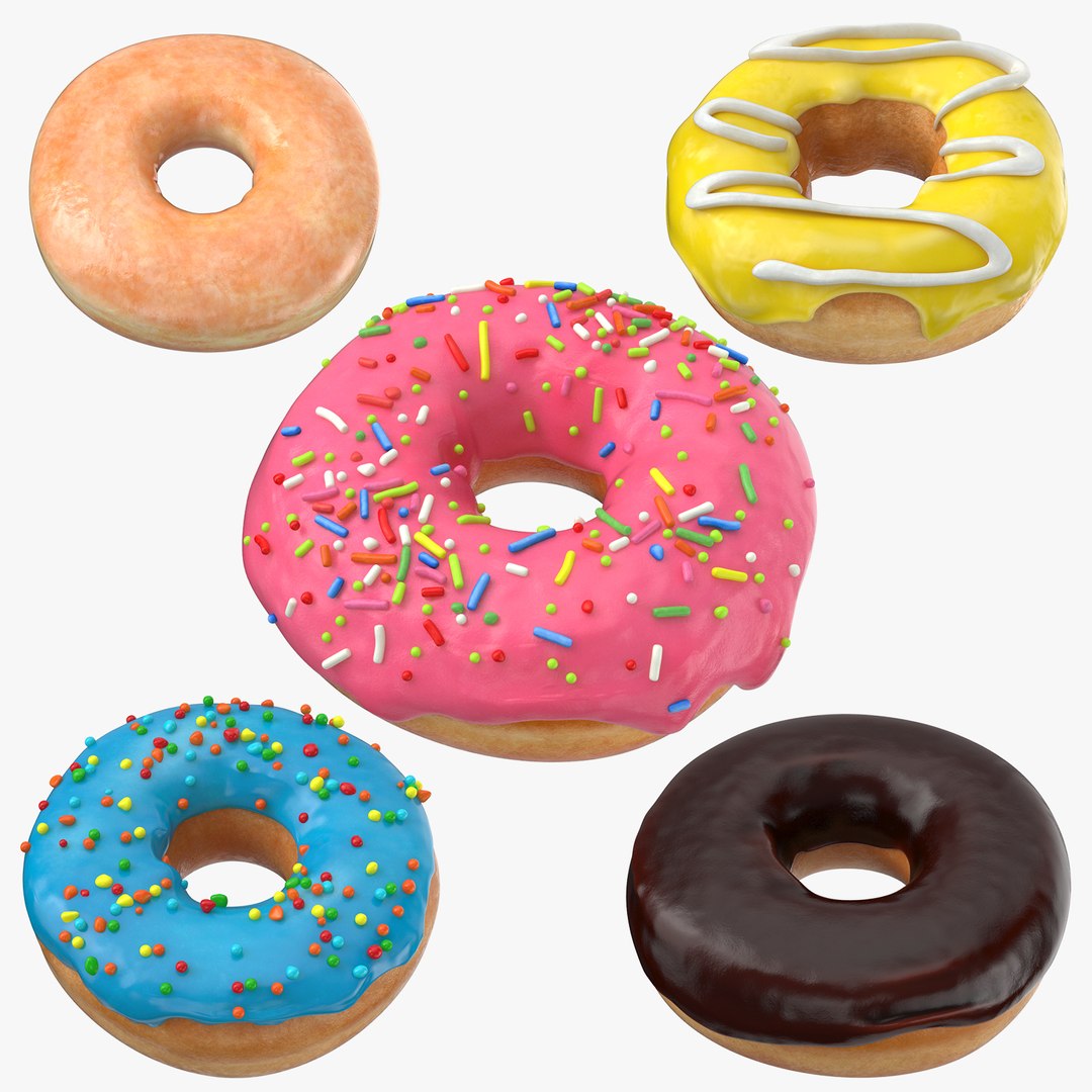 3D donuts chocolate https://p.turbosquid.com/ts-thumb/pk/JXXZuk/dI72zWLQ/donuts_collection_thumbnail_001/jpg/1513691114/1920x1080/fit_q87/694426157638ba7b037c05fa13245d52c14dadc3/donuts_collection_thumbnail_001.jpg