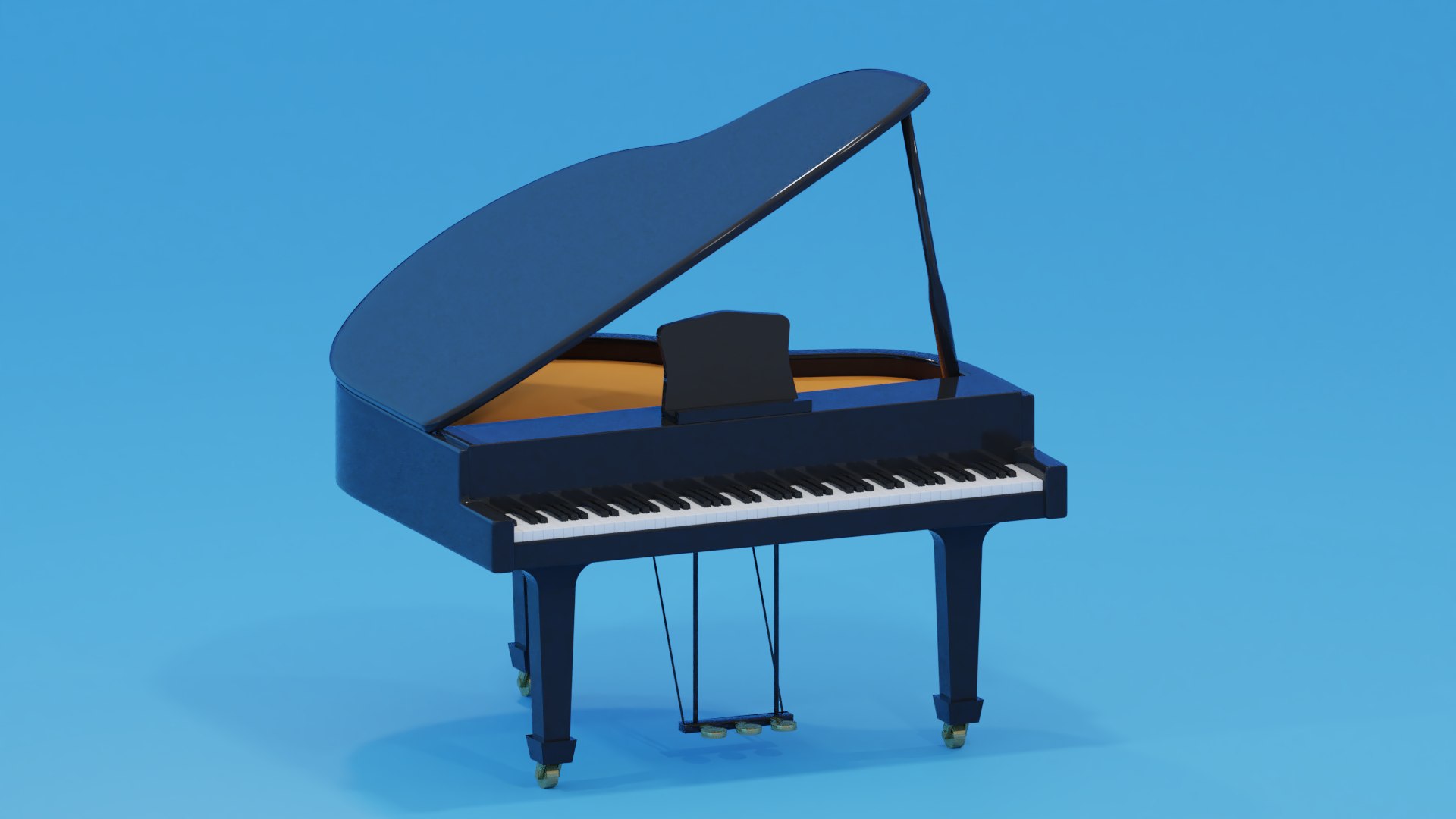 Piano musical instrument 3D model - TurboSquid 1690848