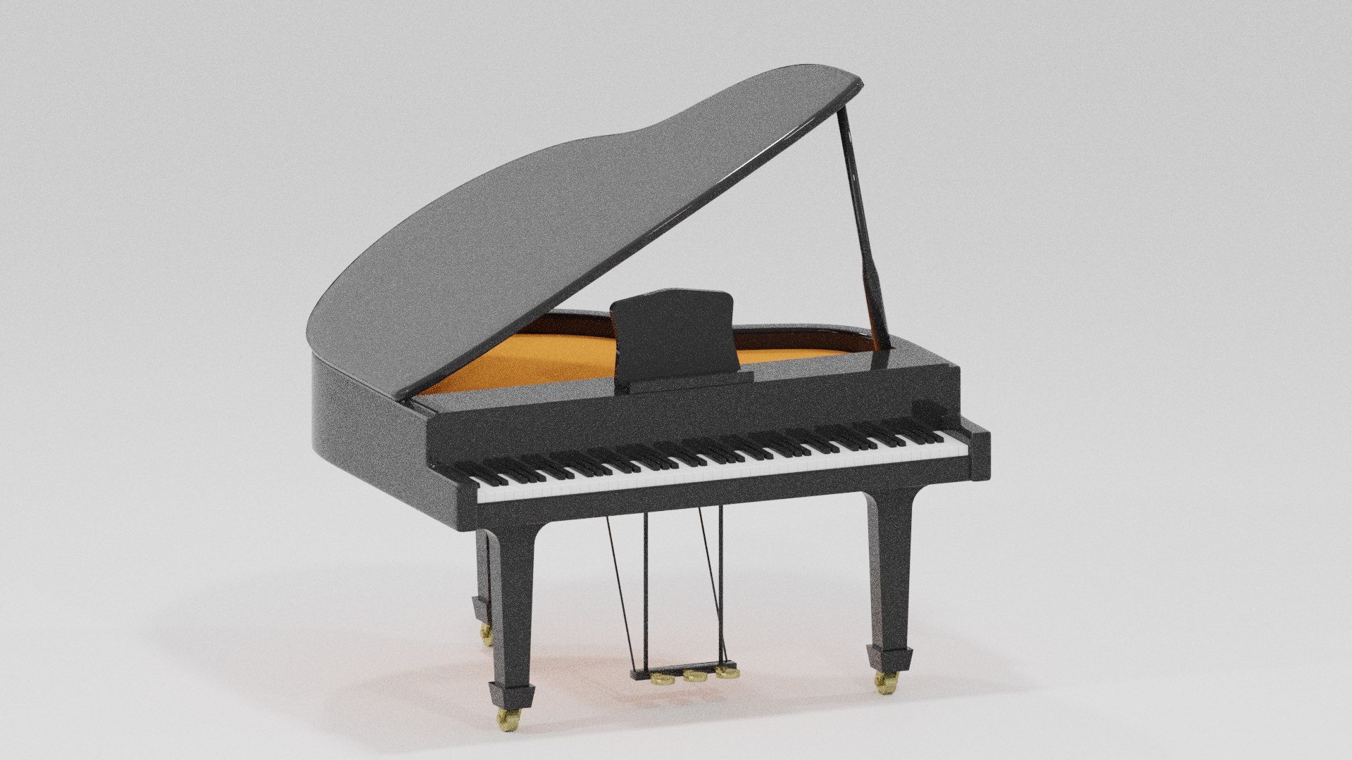 Piano musical instrument 3D model - TurboSquid 1690848