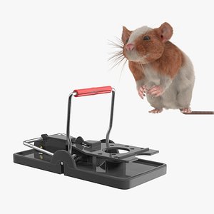 Wooden Mouse Trap Old 3D model - TurboSquid 1777985