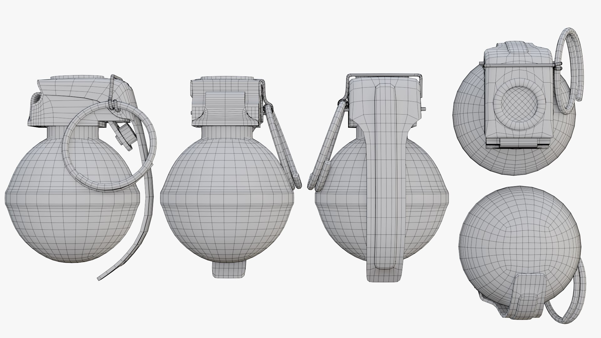 V40 Mini Frag Grenade 3D - TurboSquid 2245067