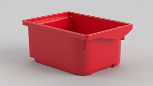 Stackable Plastic Storage 3D model