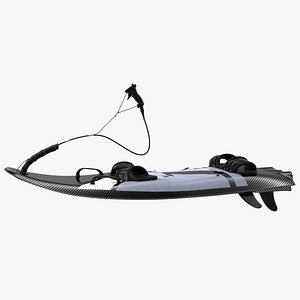 Motorised Carbon Fiber Surfboard Silver