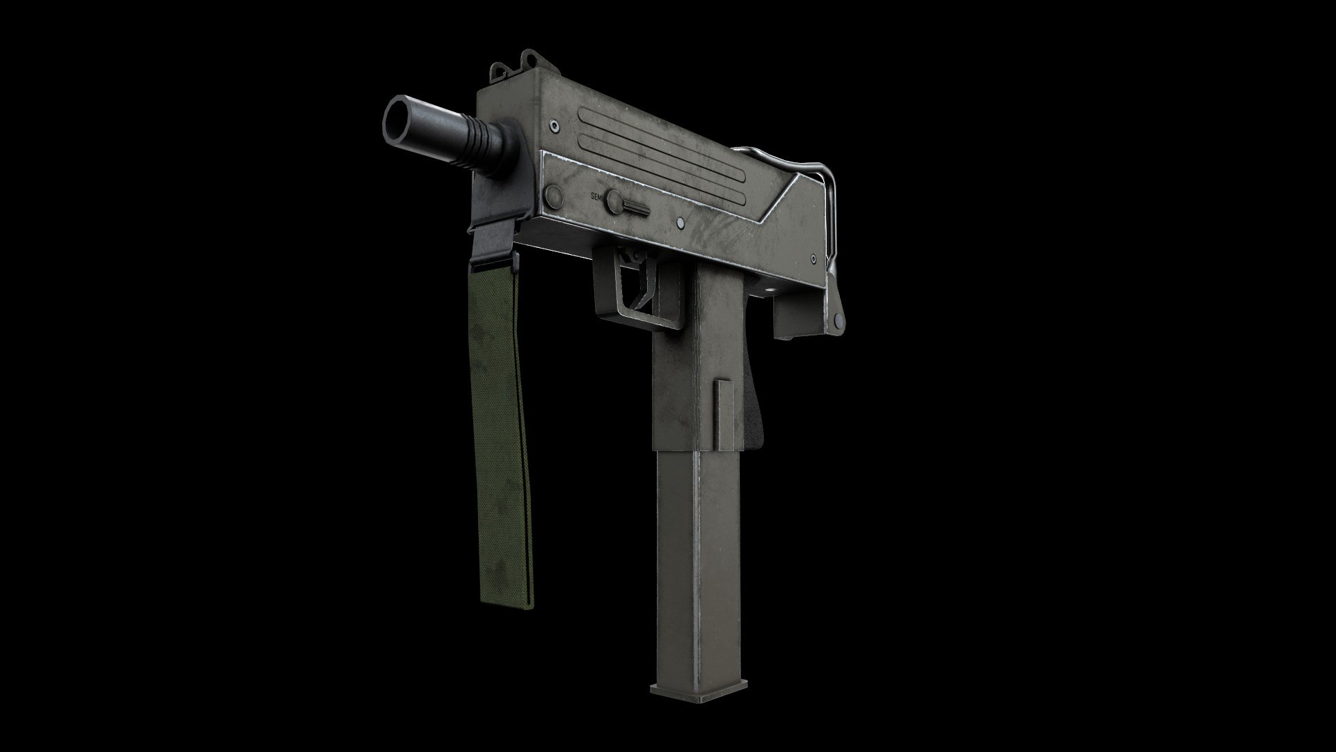 Low-poly mac-10 3D model - TurboSquid 1710892
