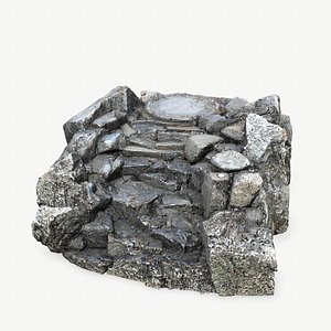 3D old temple model