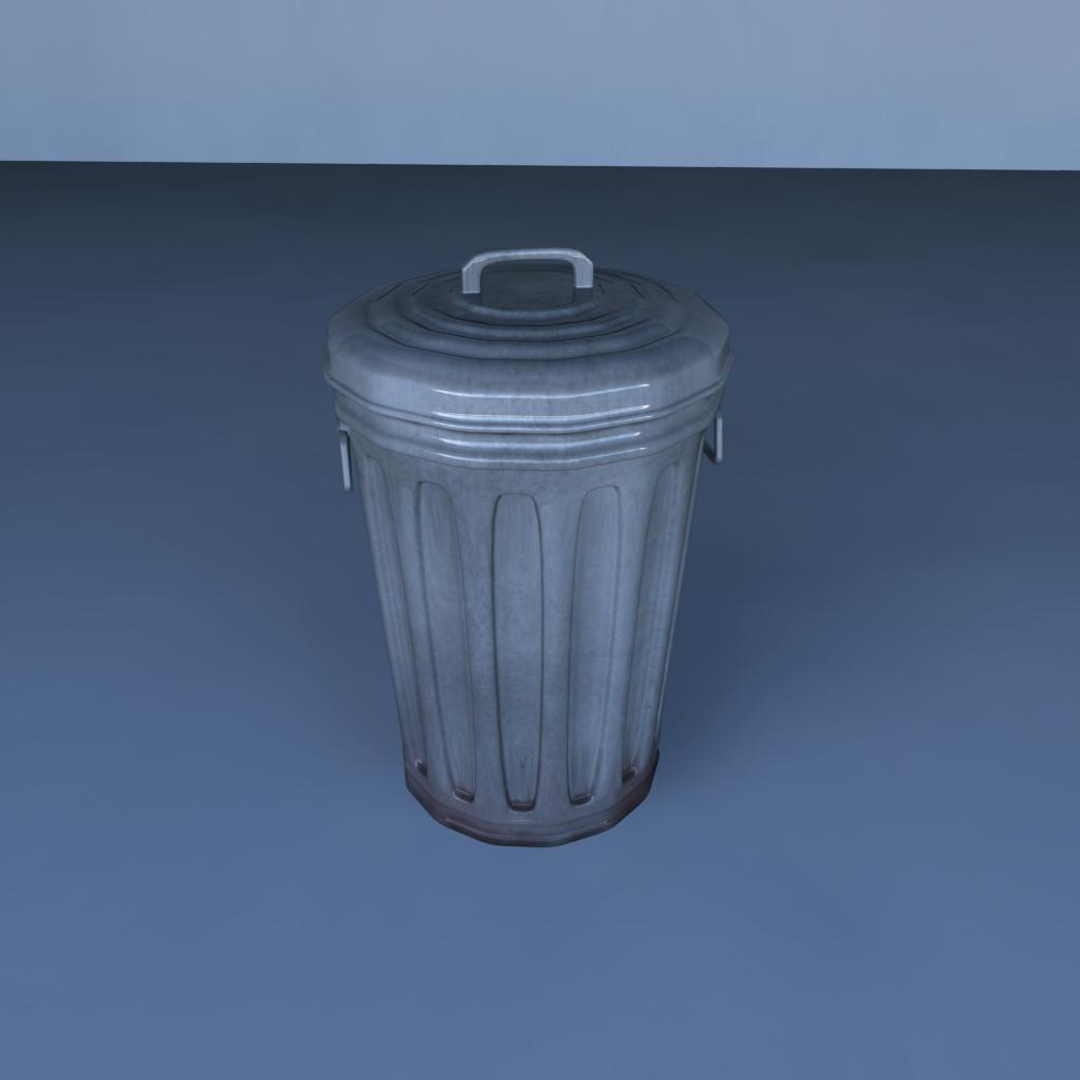 3d model trash
