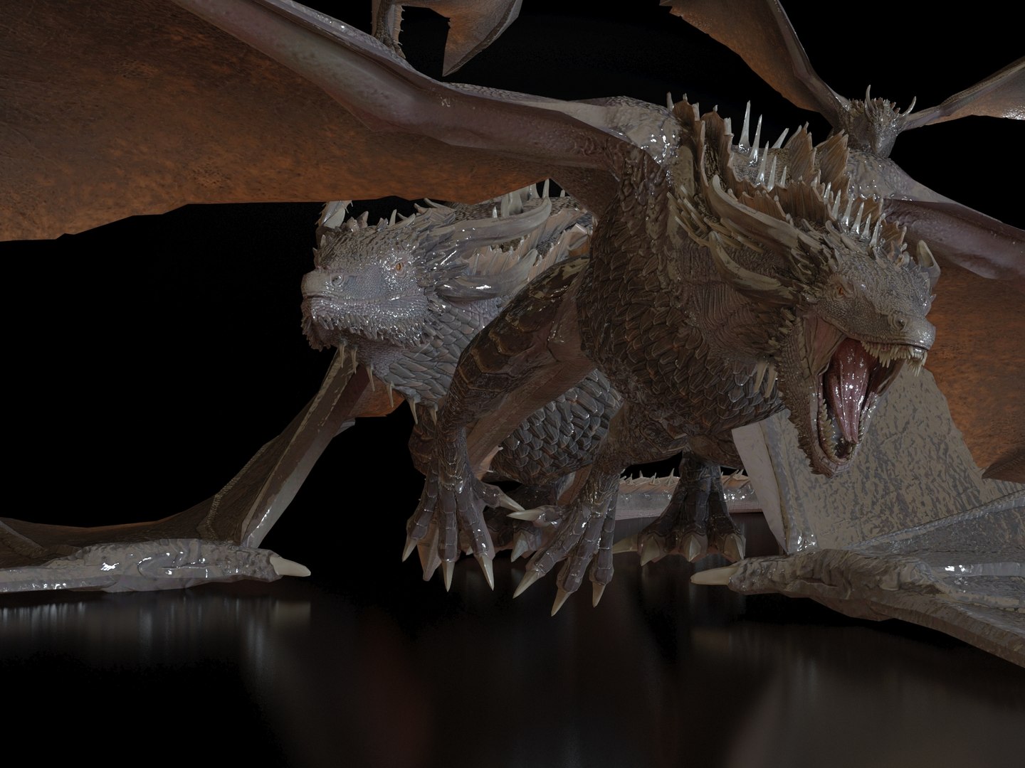 3D Dragon Fantasy Character Low-poly Model - TurboSquid 2004777