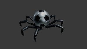 3D model SPIDER SOCCER GAME READY