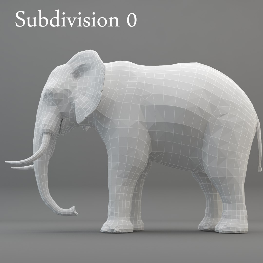 Elephant rigging animation 3D model - TurboSquid 1214497