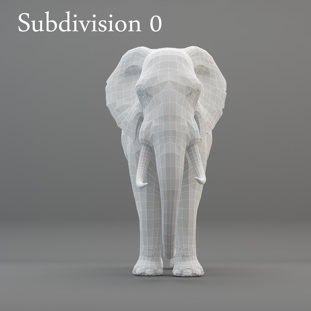 Elephant rigging animation 3D model - TurboSquid 1214497