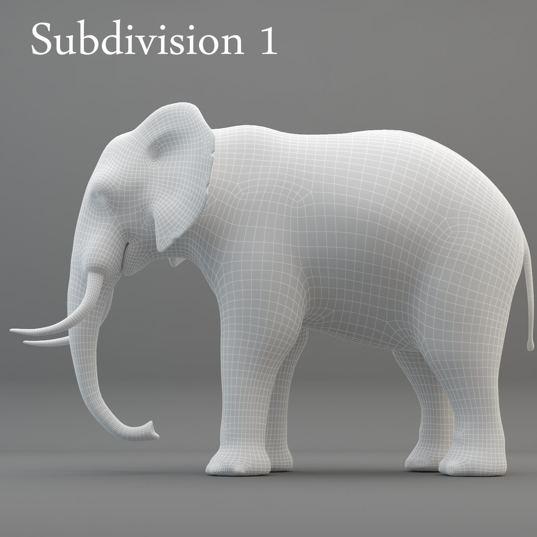 Elephant rigging animation 3D model - TurboSquid 1214497