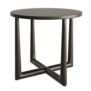 MADAME X END TABLE WOOD TOP UP 3D model