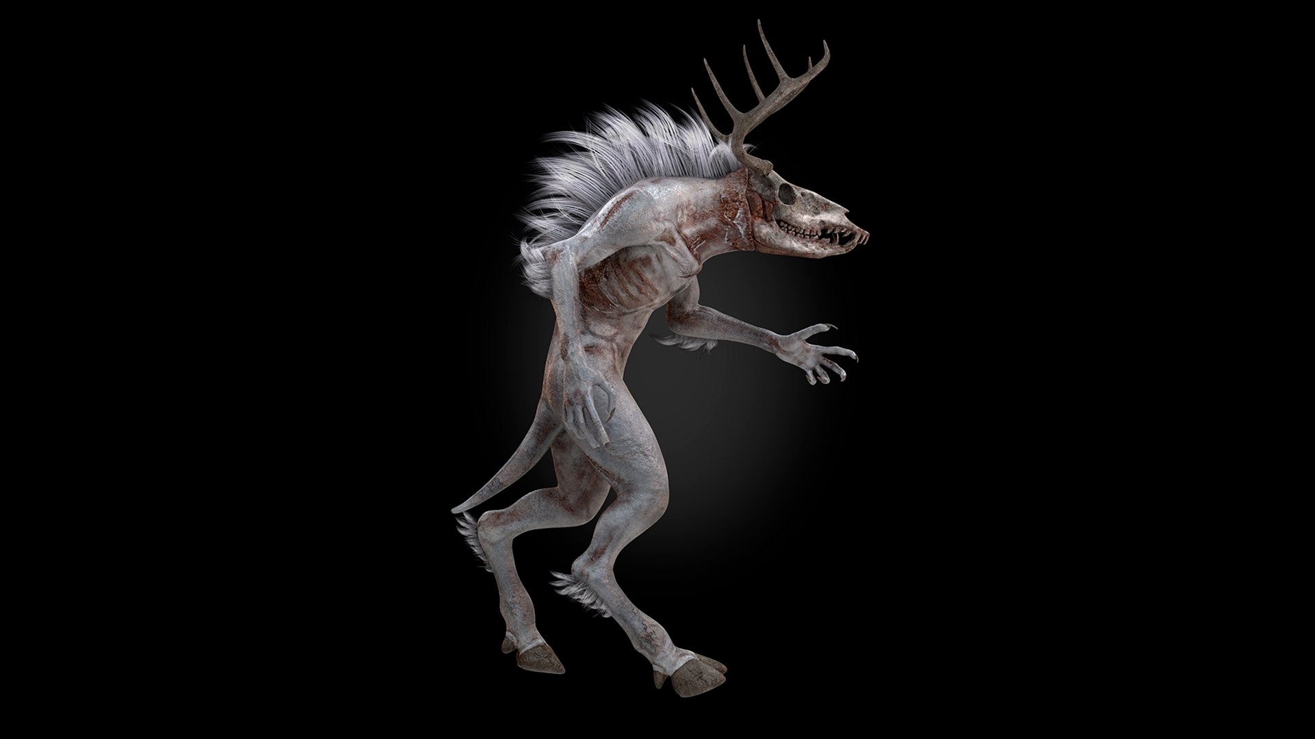 3D Wendigo Creature - TurboSquid 1819073