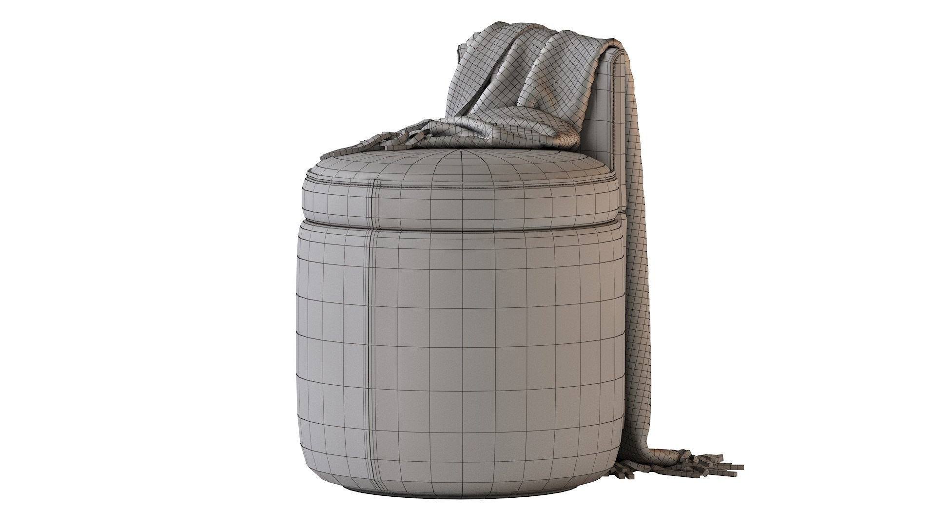 3D Pouf MADISON Turri Model - TurboSquid 1874674