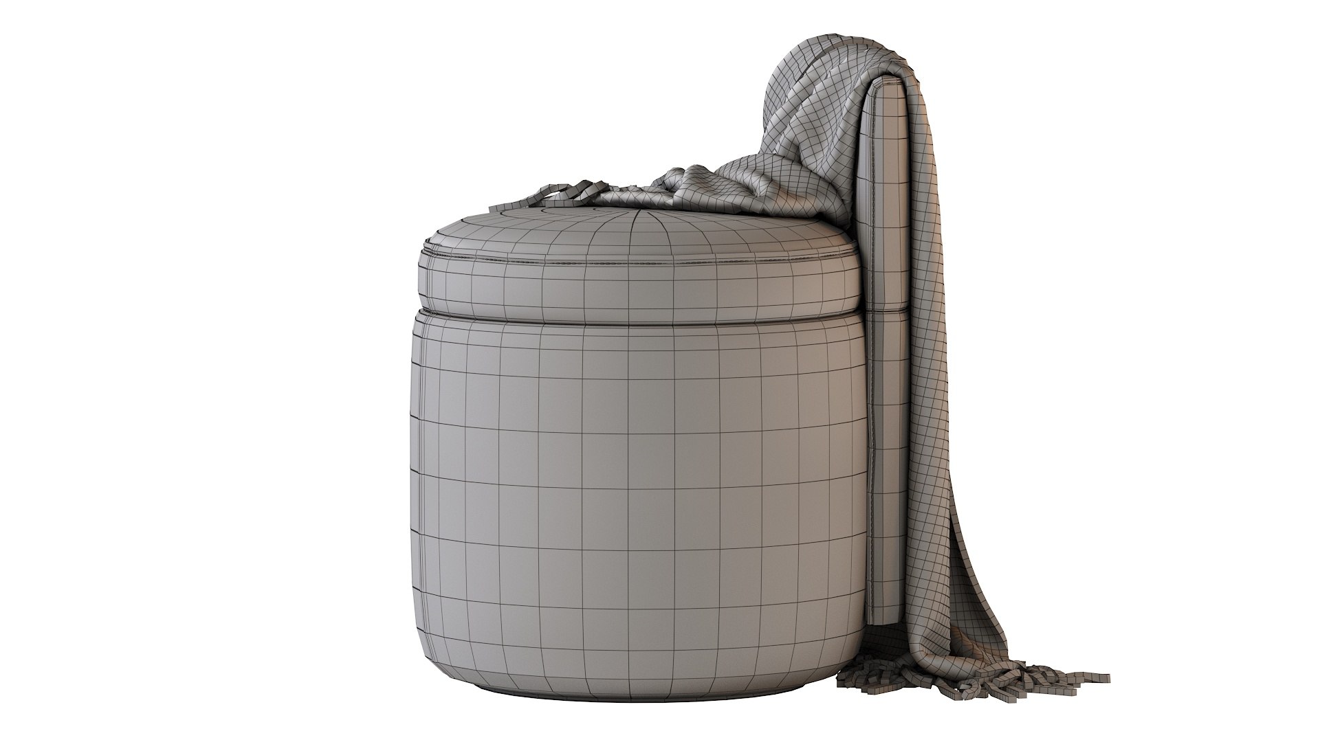 3D Pouf MADISON Turri Model - TurboSquid 1874674