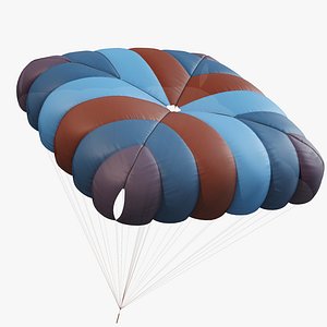 Color Reserve Parachute 3D Model 3D model