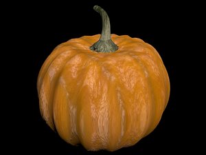 free obj mode halloween pumpkin
