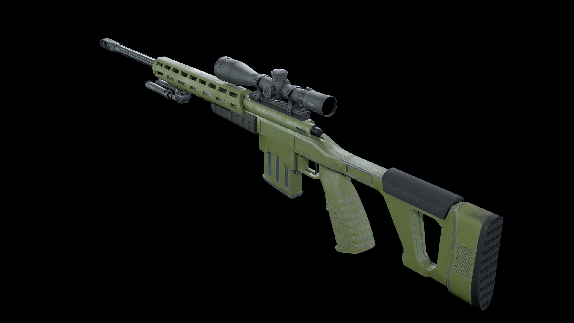 Sniper Rifle 3D Model - TurboSquid 1892035