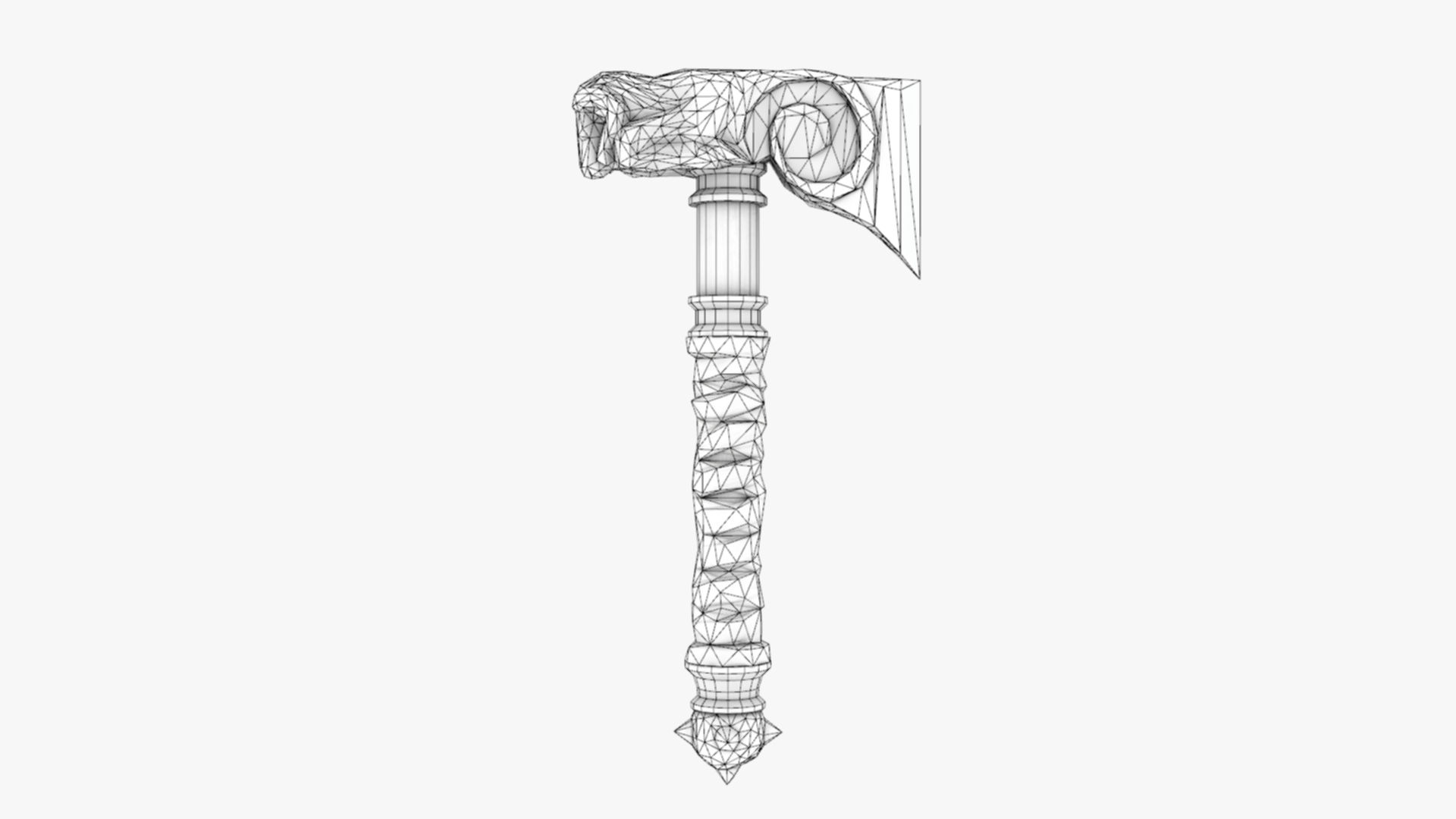 Fantasy Axe RPG Axe Hammer Hand Axe Shepherds Axe Battleaxe Ono