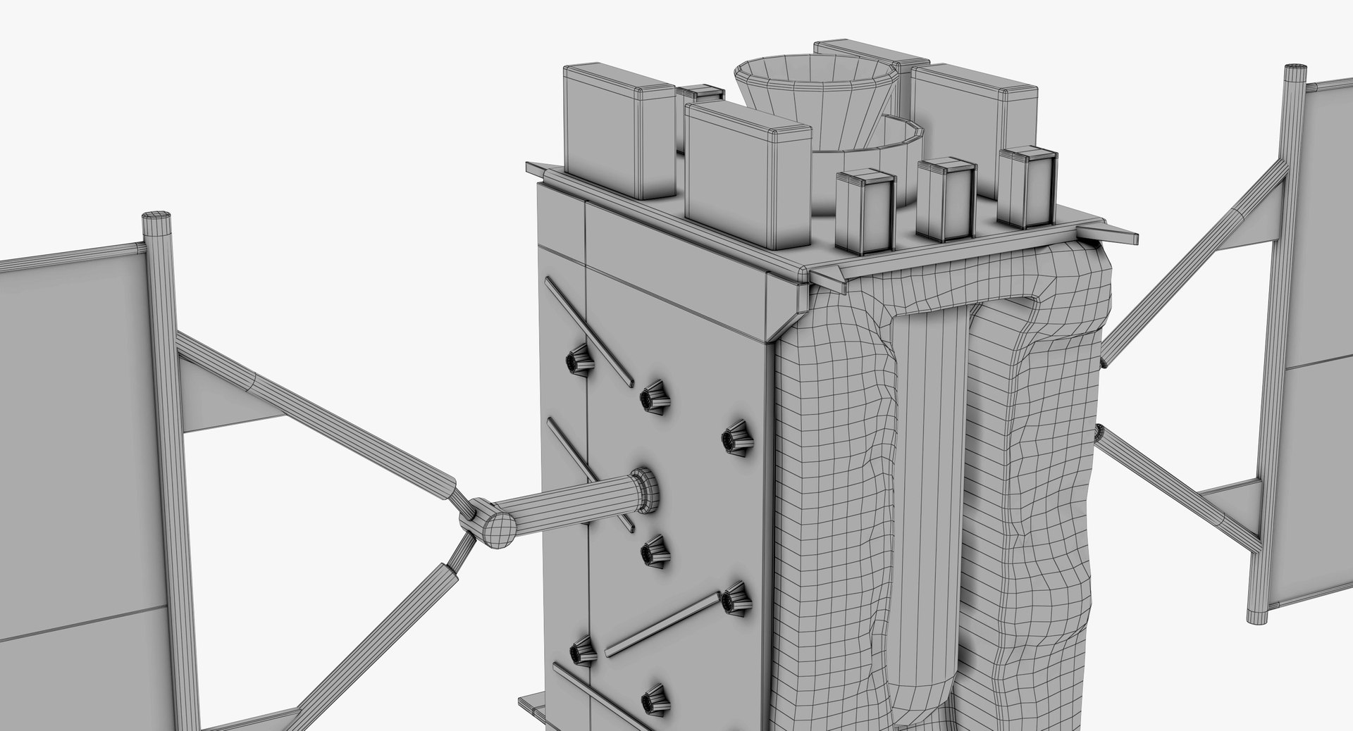 3D Satellite GPS Block III Model TurboSquid 2087208