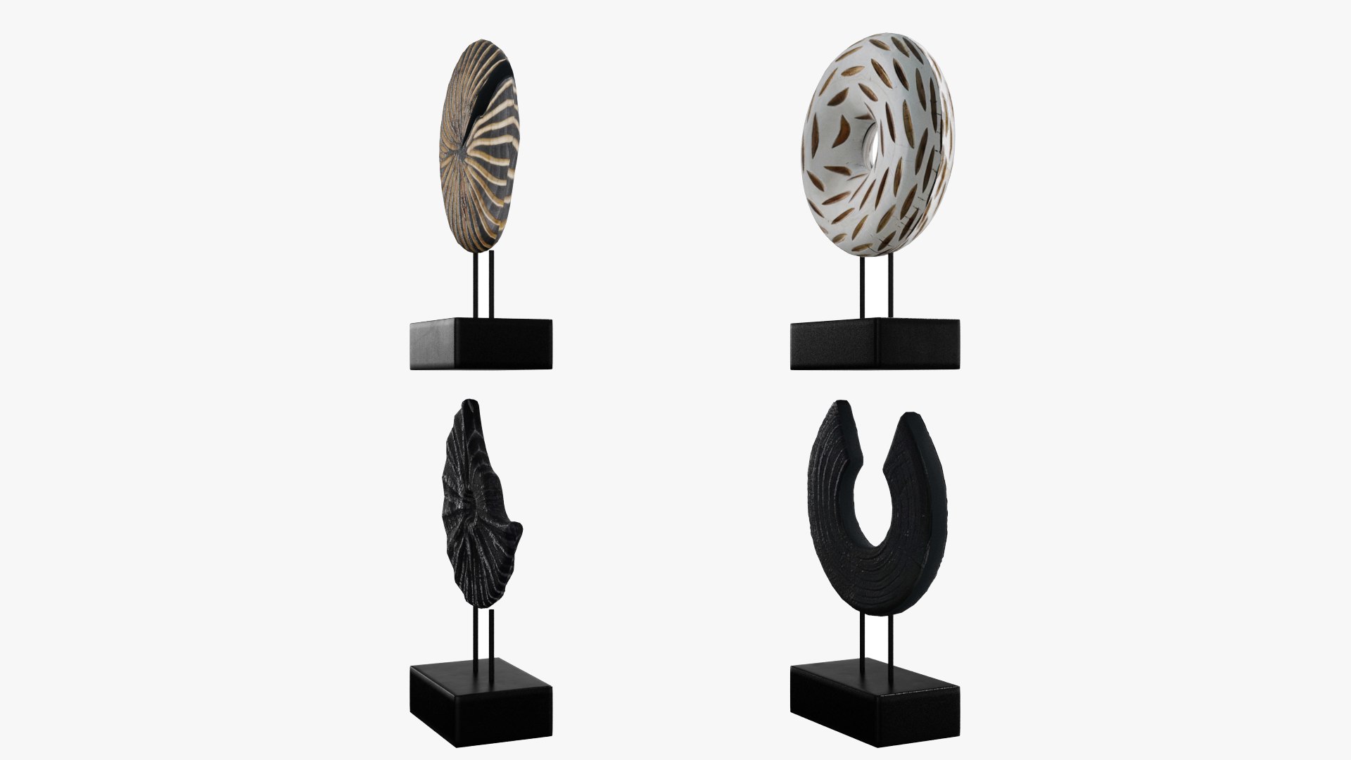3D Model Sculpture Round Abstract - TurboSquid 2101072