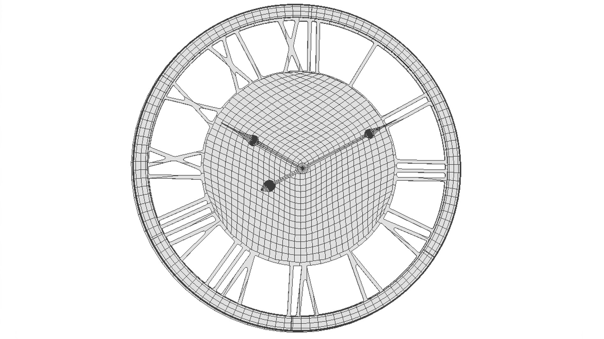 3D Clock Model - TurboSquid 1982611