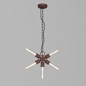hanging lamp loft house 3D model